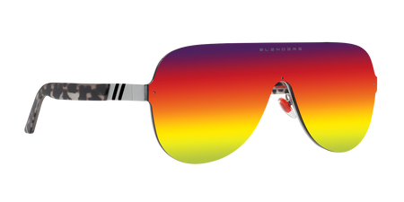 Supreme Irene Polarized Sunglasses - Gradient Lens & Silver Supreme Irene Polarized Sunglasses - Gradient Lens & Silver