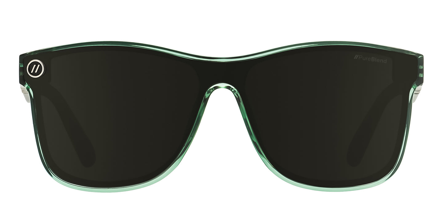 Sage Cage Polarized Sunglasses Sage Oversized Cat Eye Frame