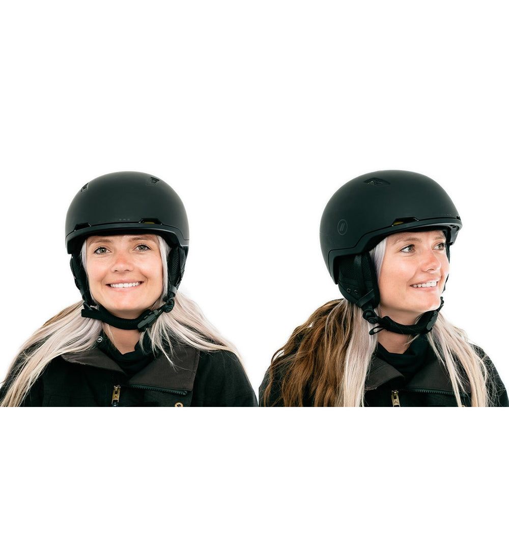 black helmet snowboarding Dome MIPS Helmet - Black Bluetooth Ski & Snowboard Helmet