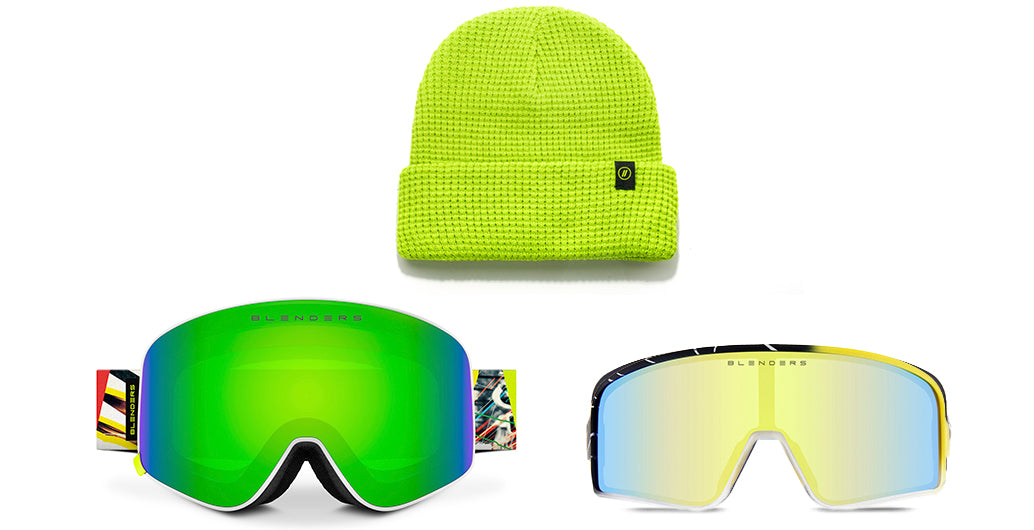 Light Snow | Powder Pack Ski & Snowboard Gear Accessories - Best Snow Goggles, Sunglasses, & Beanie Package Online Powder Pack | $150 US | Blenders Eyewear