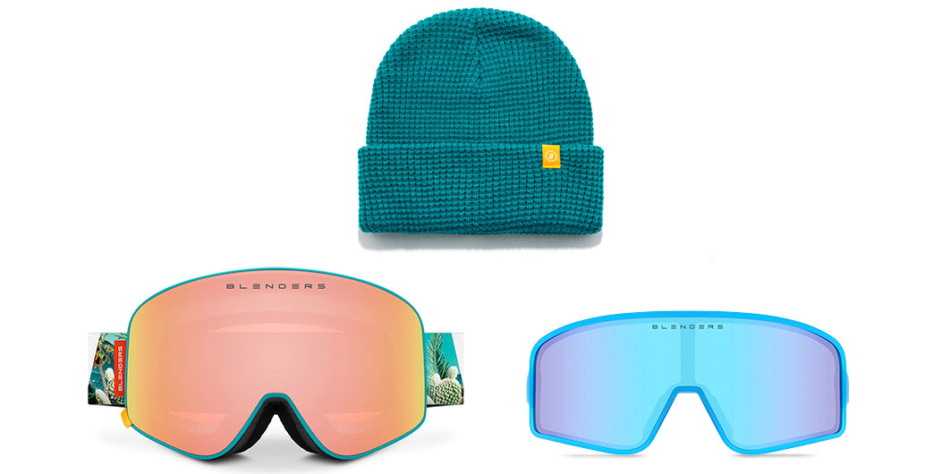 Wild North Powder Pack Ski & Snowboard Gear Accessories - Best Snow Goggles, Sunglasses, & Beanie Package For Sale Powder Pack | $150 US | Blenders Eyewear