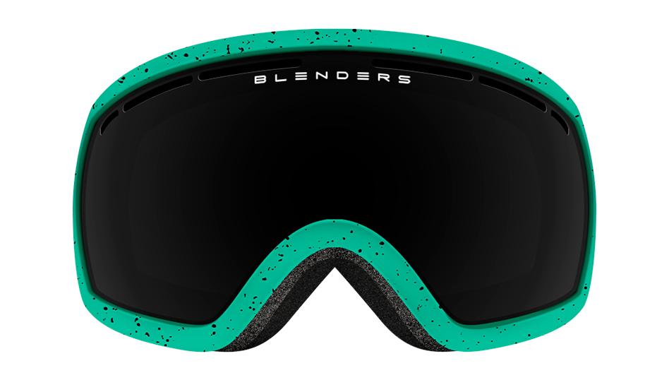 Painted Legacy Snowboard & Ski Goggles Black & Green Goggles for Snow